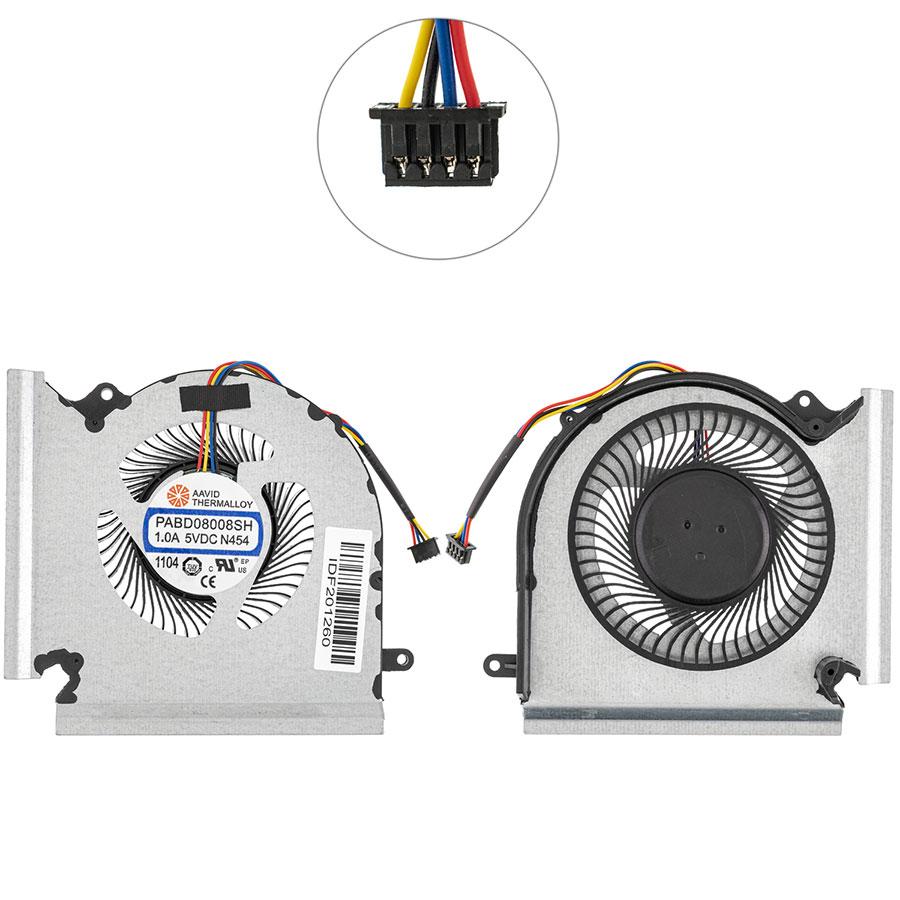 Оригінальний вентилятор для ноутбука MSI GE66, GL66, GP66, MS-1541, MS-1542 (CPU+VGA FAN) (Кулер), фото 1