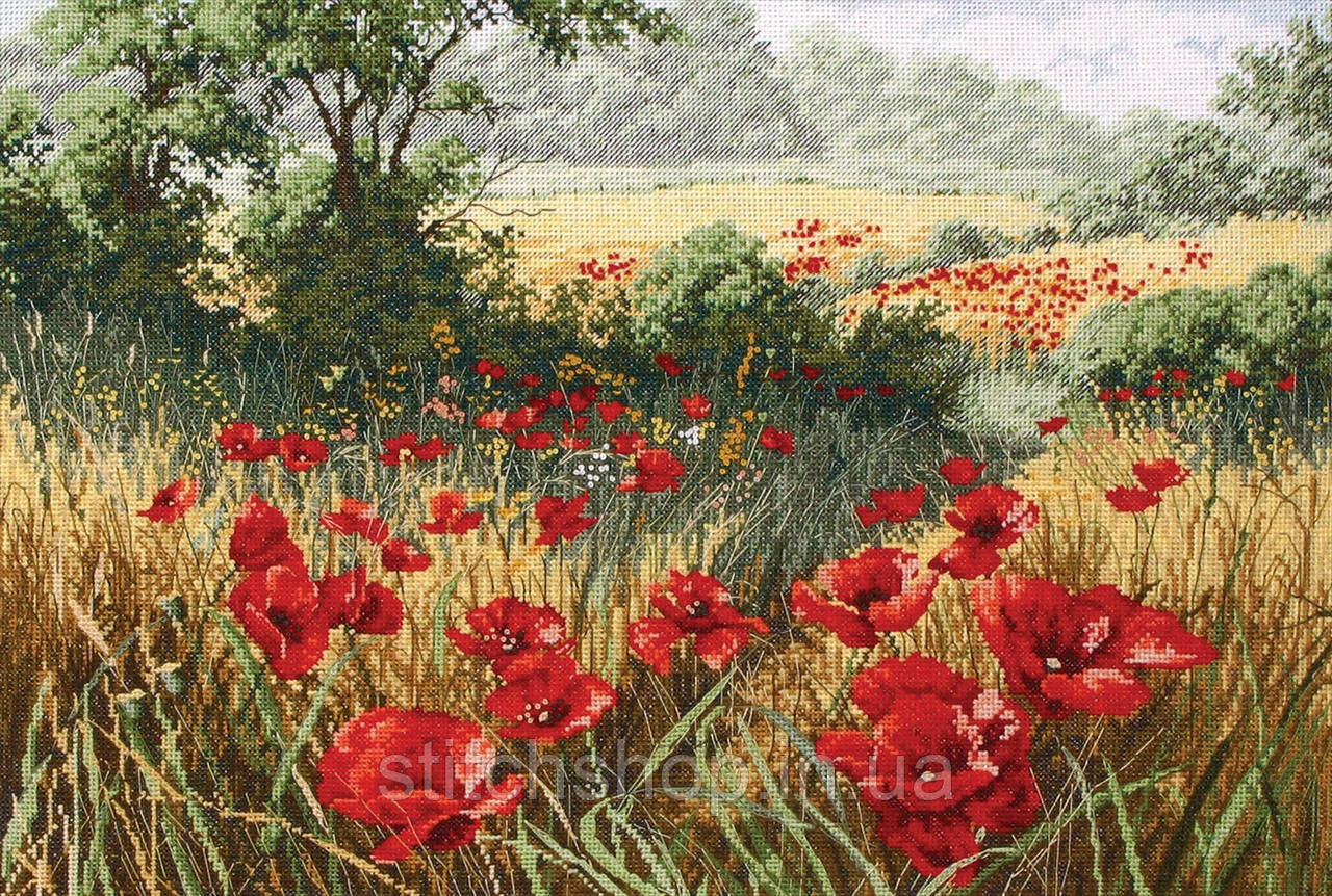 APC935 Anchor Premier - A Host Of Poppies. Anchor. Набір для вишивання нитками