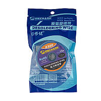 Мідна стрічка-оплітка для випаювання Mechanic R350, 150см*3мм