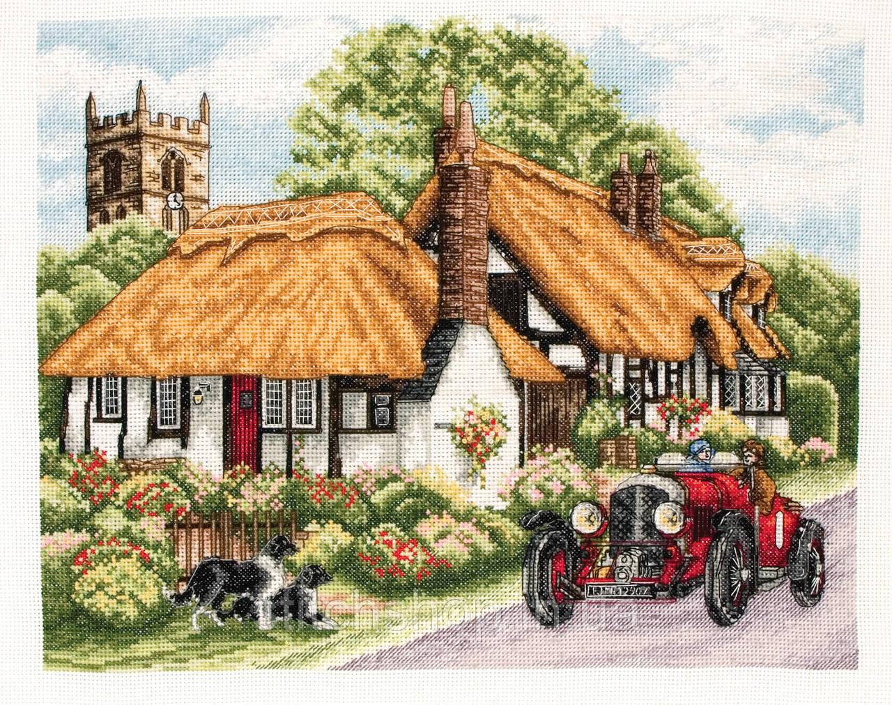 PCE869 Anchor Cross Stitch - Village Of Welford. Anchor. Набір для вишивання ниткою