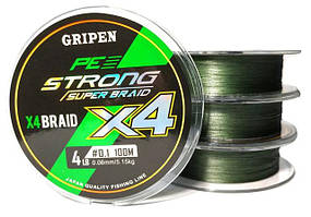 GRIPEN X4 PE GREEN 100 m