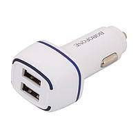 Автомобільний Зарядний Пристрій Borofone BZ14 Type-C 2USB 2.4A
