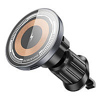 Автотримач Borofone BH211 Riley Magnetic Wireless 15W
