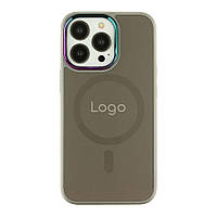 Чохол AG-Glass Chrome Camera with Magsafe для iPhone 13 Pro Max