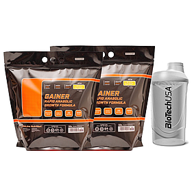 Набір Гейнер високовуглеводний 6 кг + шейкер