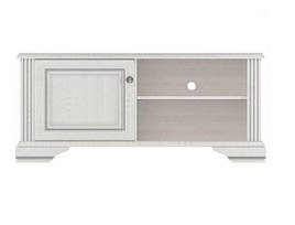 Тумба під ТВ з ДСП/МДФ 001 ВАЙТ РТВ 120 Gerbor Ясен сніжний / Сосна срібна