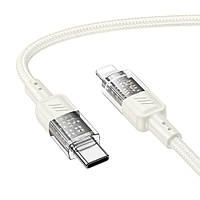 Кабель USB Hoco U129 PD27W Type-C to Lightning 1.2m