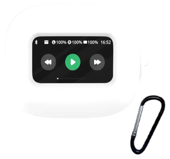 Силіконовий чохол із карабіном для JBL Live Beam 3 / білий