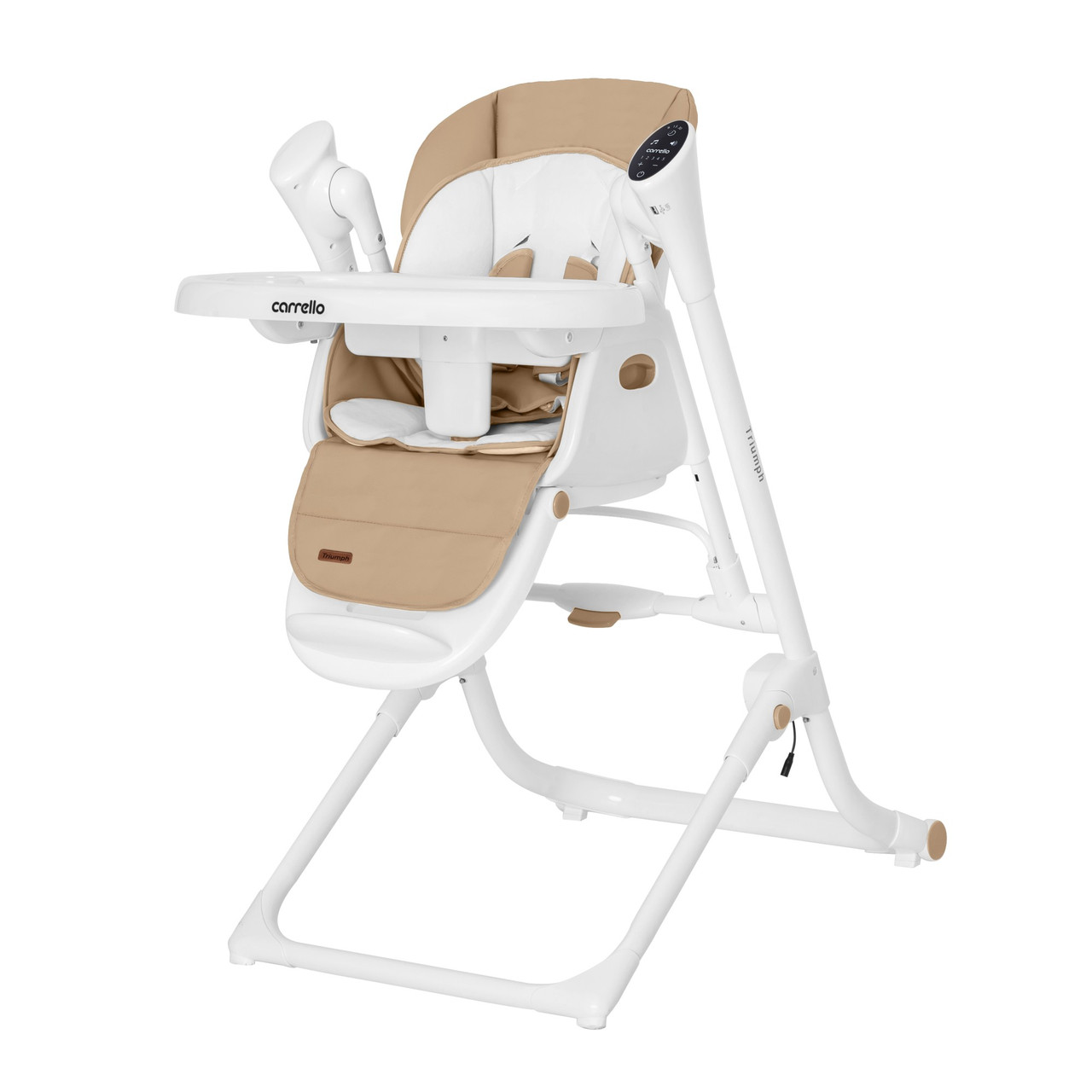 Стілець-гойдалка CARRELLO Triumph CRL-10302 Cocoa Brown сенсорна панель, фото 1