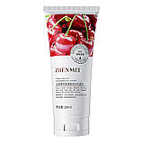 Пінка для вмивання з екстрактом вишні Zhenmei Cherry Amino Acid Moisturizing Facial Cleanser 168 мл, фото 2