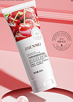 Пінка для вмивання з екстрактом вишні Zhenmei Cherry Amino Acid Moisturizing Facial Cleanser 168 мл
