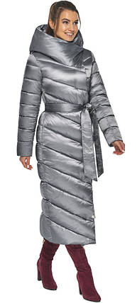 Зимова жіноча куртка колір світле срібло модель 51046 44 (XS), фото 1