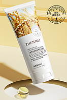 Пінка для вмивання з екстрактом вівса Zhenmei Oatmeal Amino Acid Moisten Facial Cleanser 168 мл