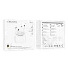 Бездротові TWS навушники Borofone BW64 вкладки white, фото 8