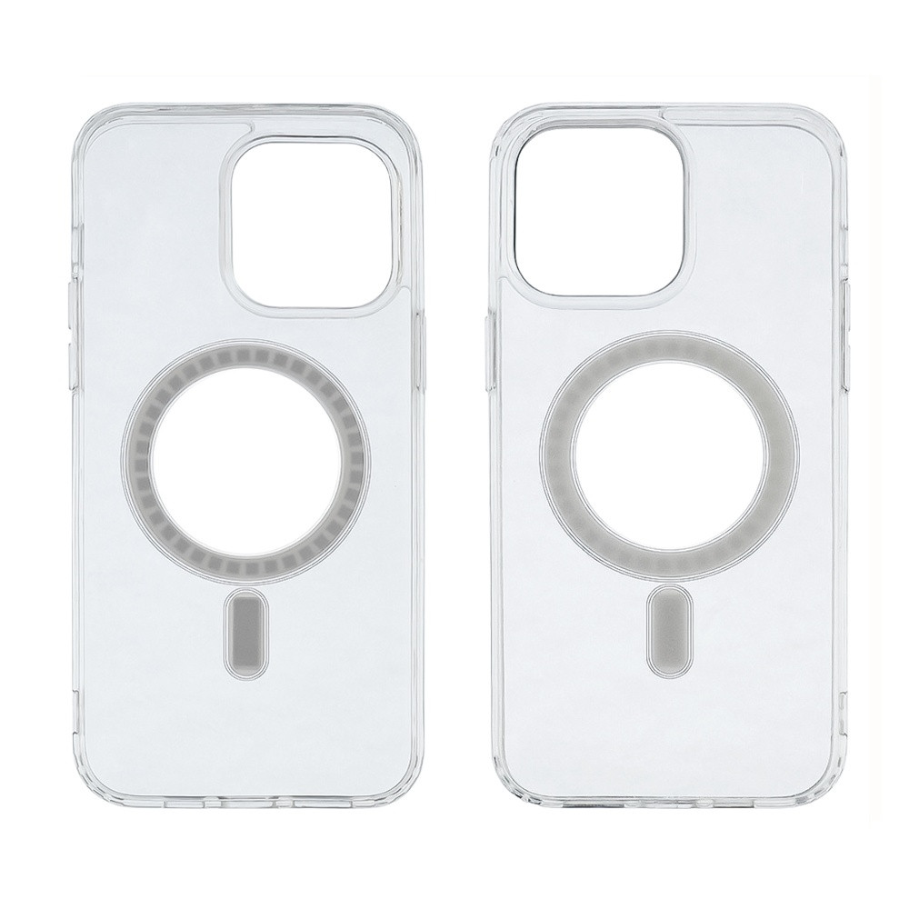 Чохол силіконовий Сlear Case MagSafe для Apple iPhone 15 Pro Max прозорий