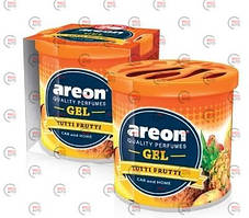 Ароматизатор на панель AREON Gel 80г "Tutti Frutti"