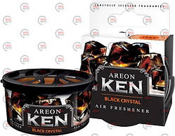 Ароматизатор на панель AREON Ken 35г "Black Crystal"