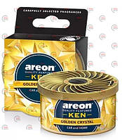 Ароматизатор на панель AREON Ken 35г "Gold Crystal"