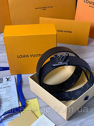 Ремінь Louis Vuitton шкіряний преміум класу, фото 3