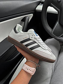 Кросівки Adidas Samba White Black — трендові кросівки для вулиці