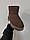 Зимові Жіночі Черевики UGG Mini Platform Teddy Dark Chocolate | коричневі, теплі, на платформі, розміри 37–41, фото 3