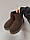 Зимові Жіночі Черевики UGG Mini Platform Teddy Dark Chocolate | коричневі, теплі, на платформі, розміри 37–41, фото 7