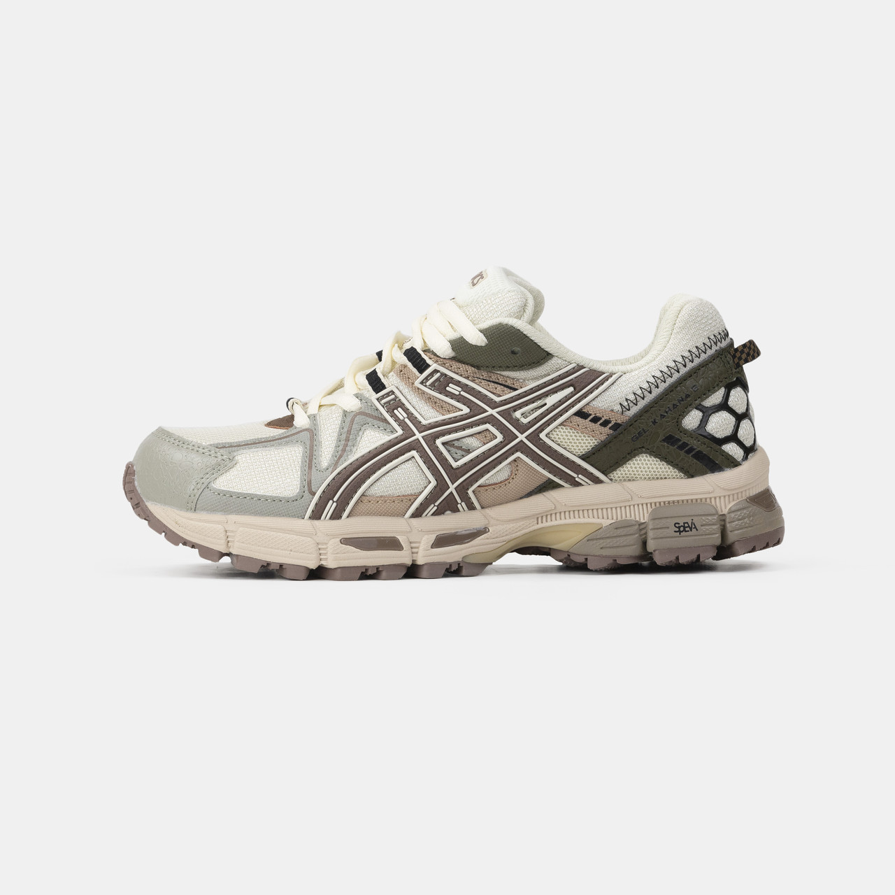 Жіночі Кросівки Asics Gel-Kahana 8 Pastel Beige Khaki / Асікс Гел-Кахана 8 Пастел Бежеві з Хакі