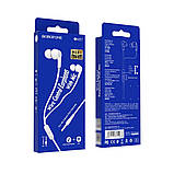 TU Навушники дротові вакуумні Borofone BM37 з мікрофоном білі, фото 5