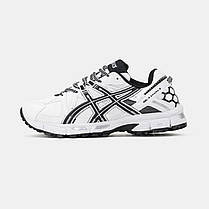 Чоловічі Кросівки Asics Gel-Kahana 8 White Black / Асікс Гел-Кахана 8 Білі з Чорним, фото 3