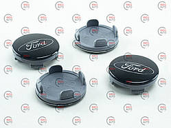 Ковпачок - заглушка диска Ford 51/55мм сині (к-т 4шт) під оригінал