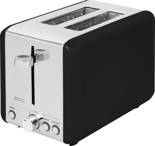 Тостер ECG ST 2708 Tradizione Nero, фото 1