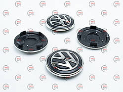 Ковпачок - заглушка диска VW 56/66мм (к-т 4шт) під оригінал з точкою