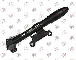 Насос ручний велосипедний пласт ручка з кріпленням Steel Power