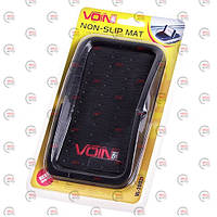 Килимок на панель приладів Voin 100х166мм чорний, тримач телефона