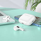 TU Бездротові TWS навушники Borofone BW63 вакуумні white, фото 8