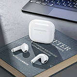 TU Бездротові TWS навушники Borofone BW64 вкладки white, фото 7