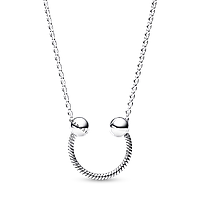 Срібна кольє Pandora U-подібної форми