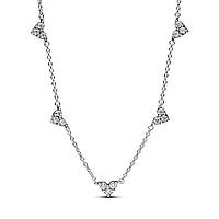 Срібне намисто Pandora "5 сяйливих сердець" 393160C01