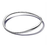 Срібний браслет No Brand бангл природної форми 593317C00 16, фото 2