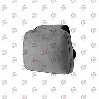 Подушки для шиї на підголівник (2шт) читсті Elegant регульовані, велюр сірі