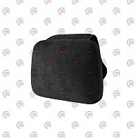 Подушки для шиї на підголівник (2шт) читсті Elegant регульовані, велюр чорні