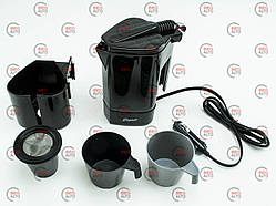 Чайник у прикур 24В, 500мл, 120Вт, 2 чашки, сито, кабель 1,45м Elegant