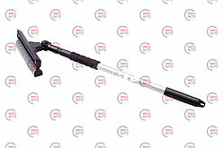 Стяжка води з мочалкою 23 х 74-107 см резина, поворотна 360, телескоп алюм ручка