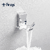 Крючок тройной для ванной Frap F1805-3 с 2-мя накладками, белый/хром, фото 2