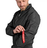 Бомбер куртка Mil-Tec MA1 Summer black 10401502 розмір M, фото 4