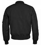 Бомбер куртка Mil-Tec MA1 Summer black 10401502 розмір M, фото 9