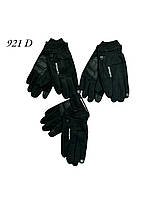 Чорні чоловічі флісові рукавички на хутрі "Sport" Оптом сенсор