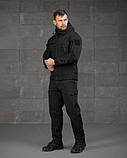 Комплект Костюм Кофта Чорний Тактичний softshell 3в1 police ВТ7928 ТМ, фото 5