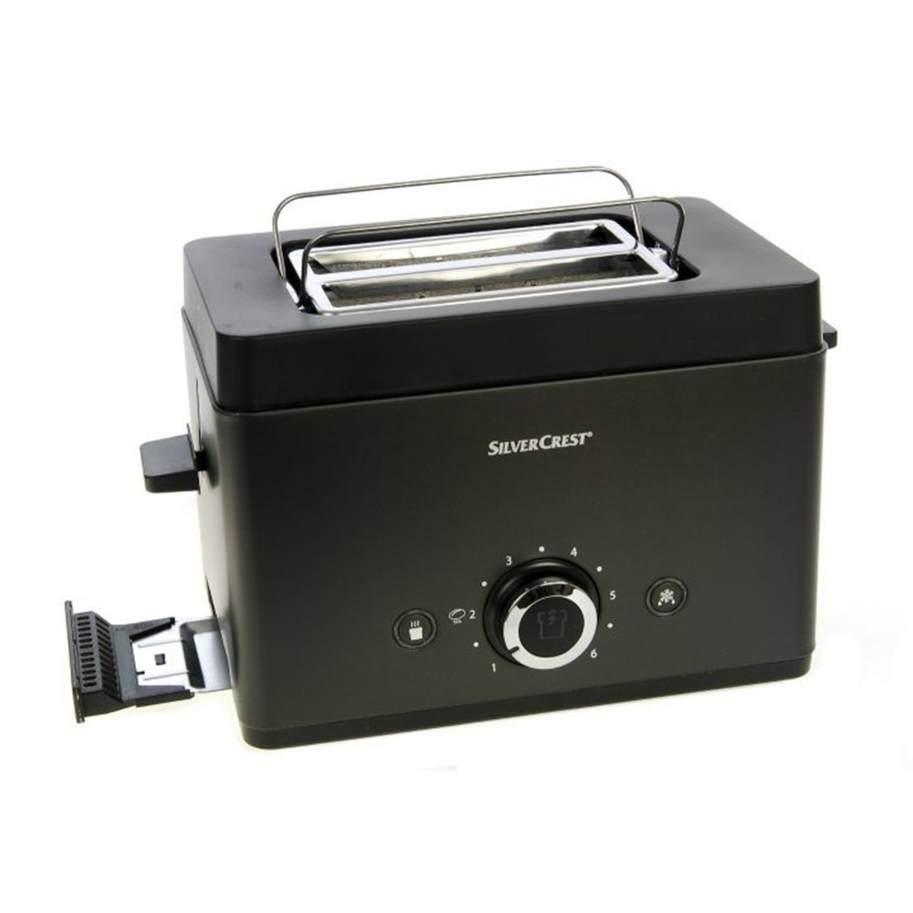 Тостер SilverCrest STT 850 A1 чорний з 7 режимами приготування тостів