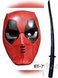 Маска +мет викидний Дідпул, 80 см